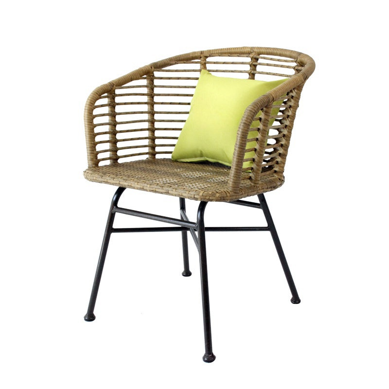 Outdoor Furniture Set: Garden Rattan Chairs for Outdoor Relaxation Waterproof and UV-Resistant Woven Rattan Table and Chairs for Patio and Balcony