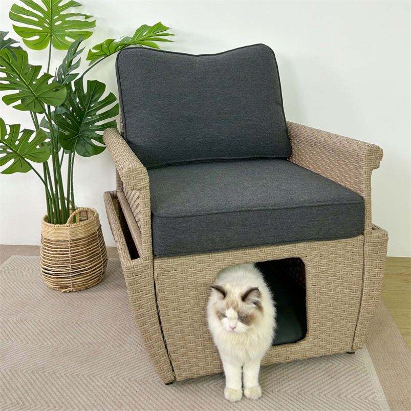 Hot Sale Comfortable and Durable Small Pet Bed Dog Cat Kennel People Pet Sharing Furniture