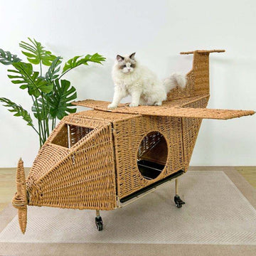Hot Selling Comfortable and Durable Plane Dog House Puppy Bed Cat Kennel People and Pet Sharing Furniture