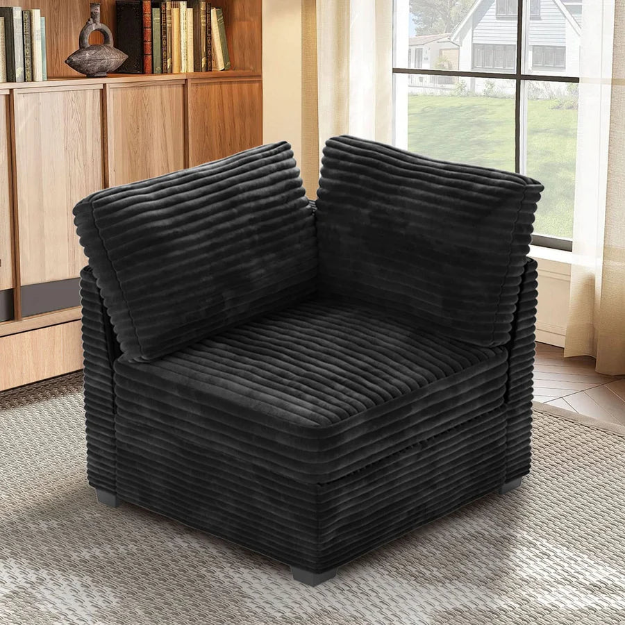 Modular Sectional Sofa Couch with Oversized Chaise