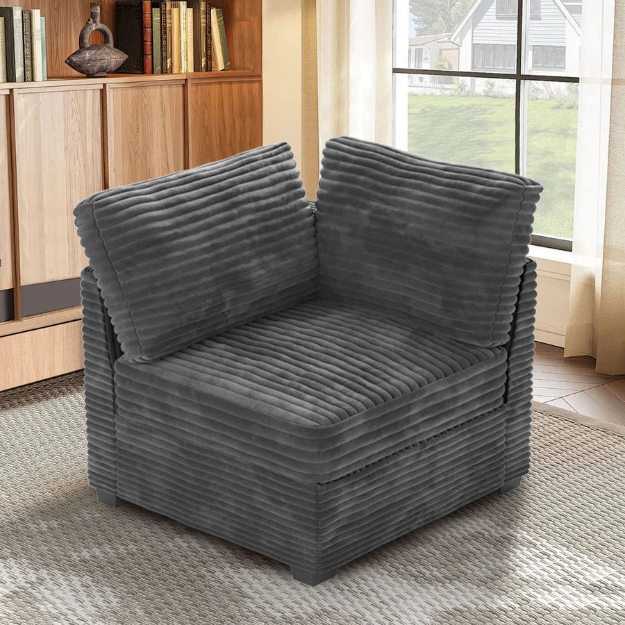 Modular Sectional Sofa Couch with Oversized Chaise