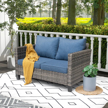 Outdoor Loveseat New Vultros High BackShape Armrest