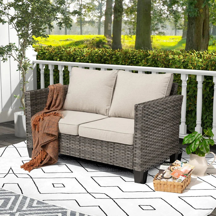 Outdoor Loveseat New Vultros High BackShape Armrest