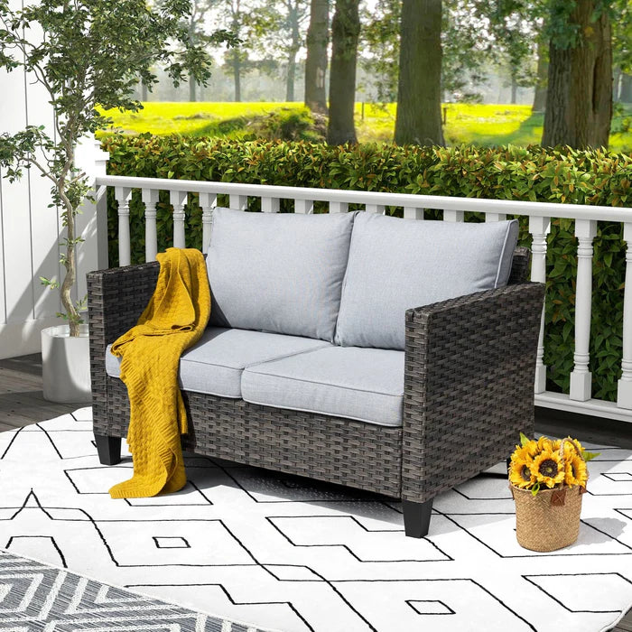 Outdoor Loveseat New Vultros High BackShape Armrest