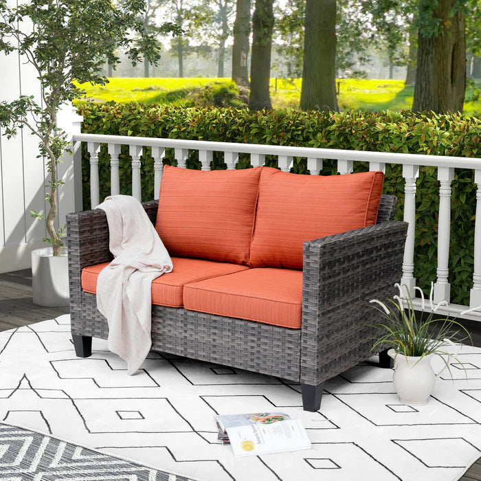 Outdoor Loveseat New Vultros High BackShape Armrest