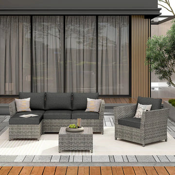 Patio Furniture Set New Rimaru 6-Piece, Fully Assembled