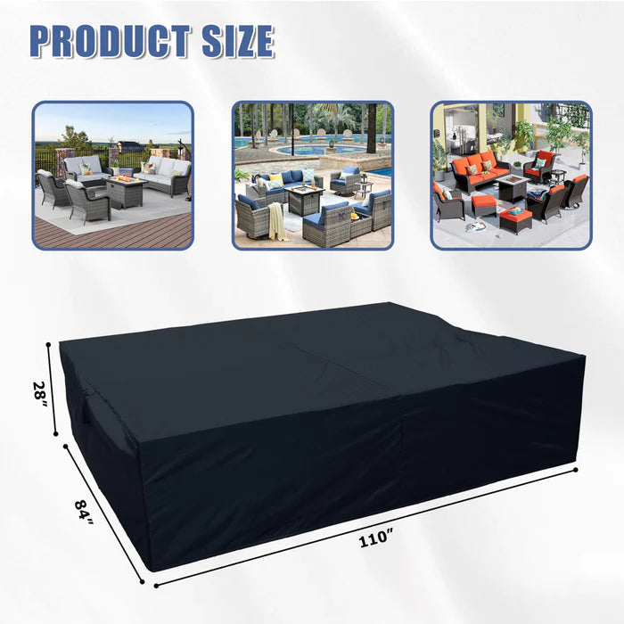 Patio Furniture Set Cover Waterproof Universal Type Multiple Sizes
