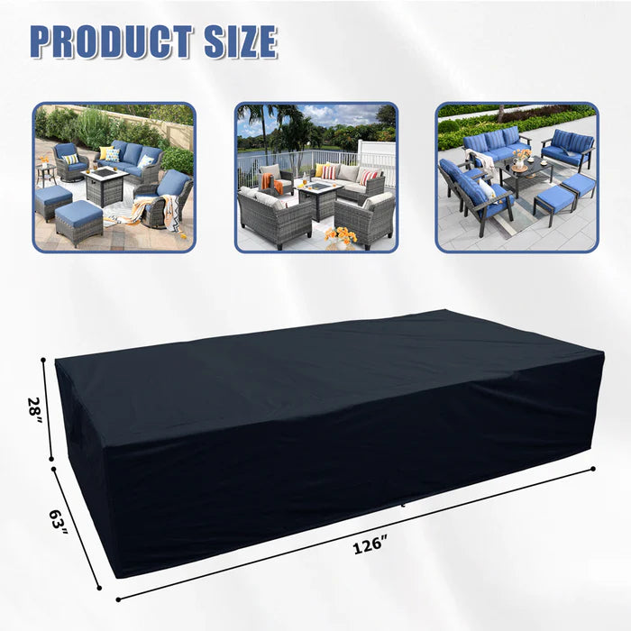Patio Furniture Set Cover Waterproof Universal Type Multiple Sizes