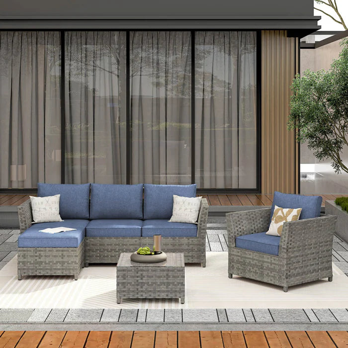 Patio Furniture Set New Rimaru 6-Piece, Fully Assembled