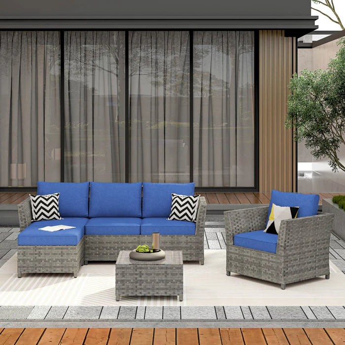 Patio Furniture Set New Rimaru 6-Piece, Fully Assembled