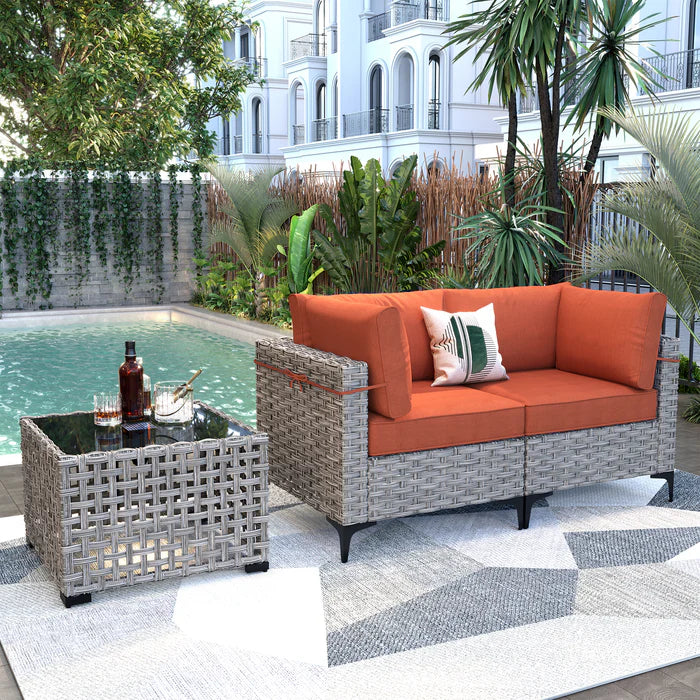 SKT Series - Sectional Outdoor Furniture Set 3-Piece