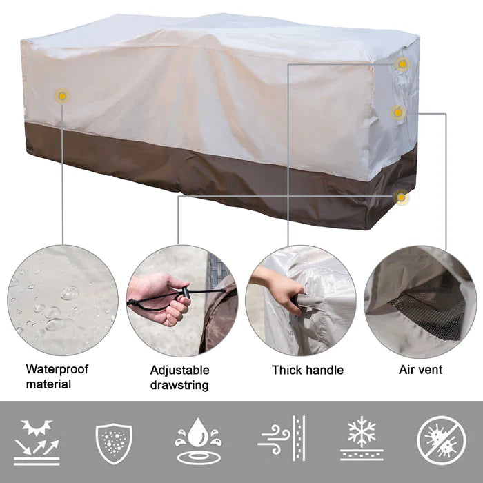 Outdoor Sofa Cover Waterproof for GRS/DAR Series (Refer to the Dimension in Description)