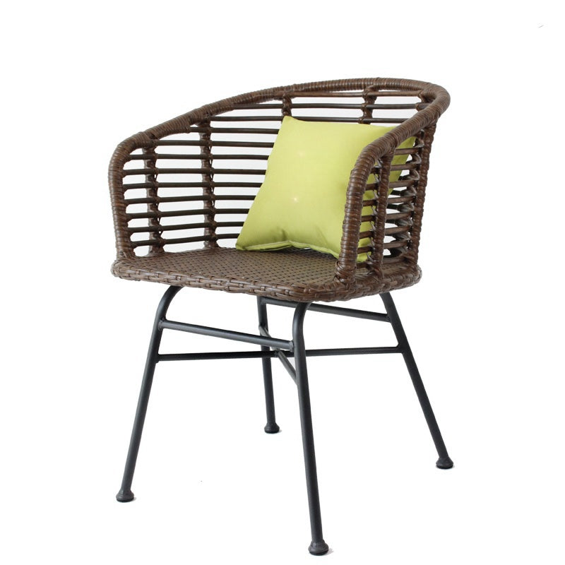 Outdoor Furniture Set: Garden Rattan Chairs for Outdoor Relaxation Waterproof and UV-Resistant Woven Rattan Table and Chairs for Patio and Balcony
