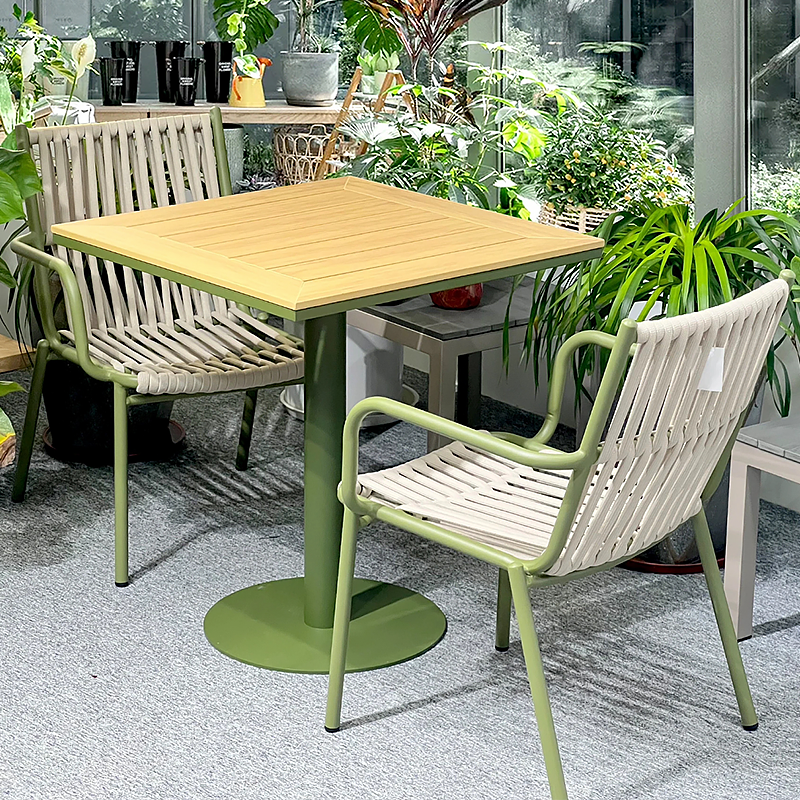 Outdoor tables, chairs, courtyards, balconies, gardens, wicker woven wicker chairs, terraces, waterproof, sun resistant, leisure outdoor table and chair combinations