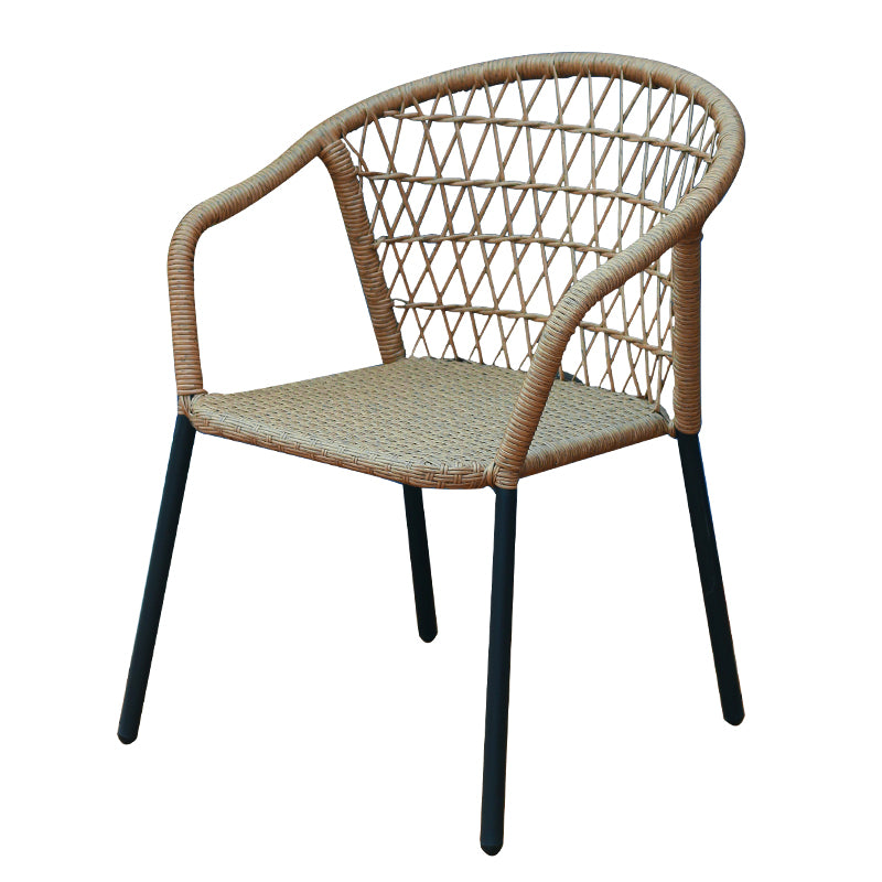 Outdoor Furniture Set: Wicker Garden Chairs for Outdoor Relaxation Balcony & Patio Set: Nordic Folk Style Tea Table & Chair Set Dining Chairs