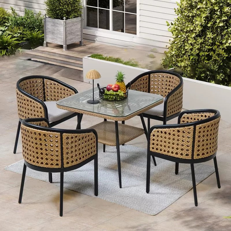 Outdoor Dining Set Garden Furniture Set Patio Dining Set Outdoor Dining Table and Chairs Balcony Furniture Set Garden Terrace Dining Set Party Dining Furniture