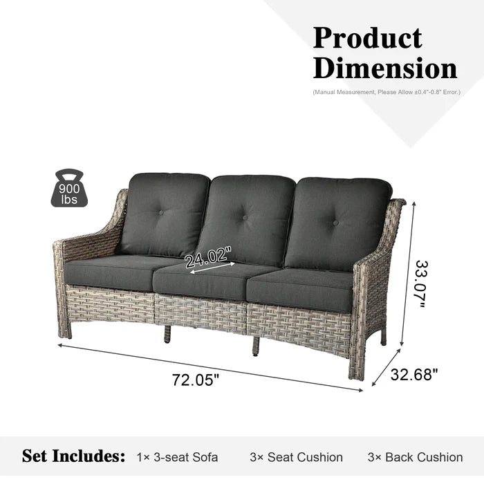 Outdoor 3-Seat Sofa PAD Series