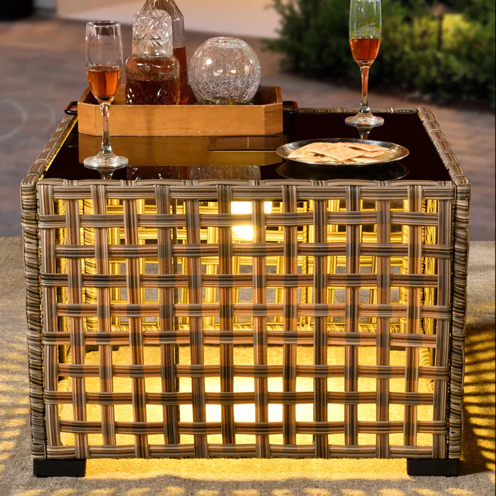Outdoor Table with Solar Light, PAD Series