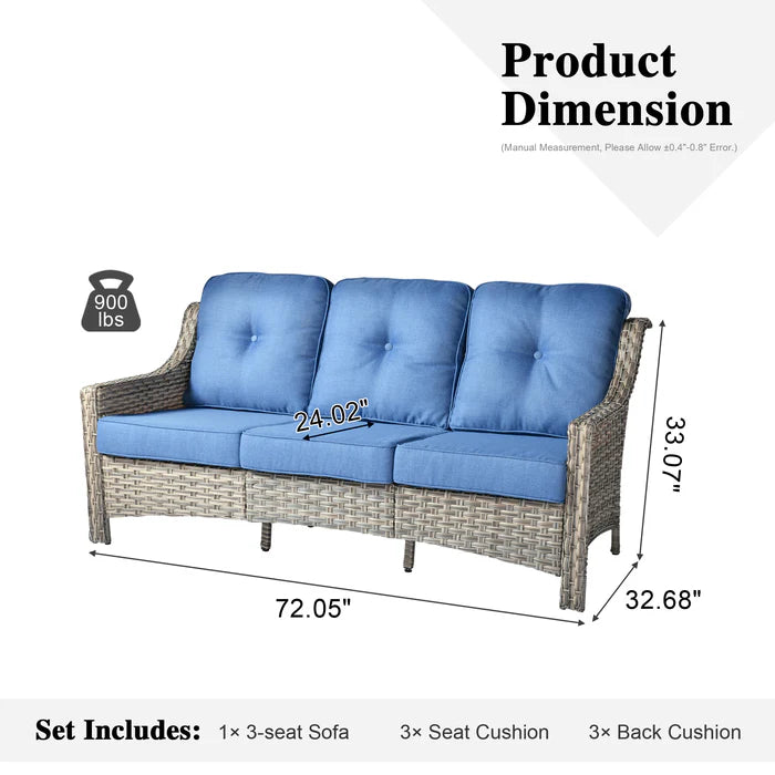 Outdoor 3-Seat Sofa PAD Series