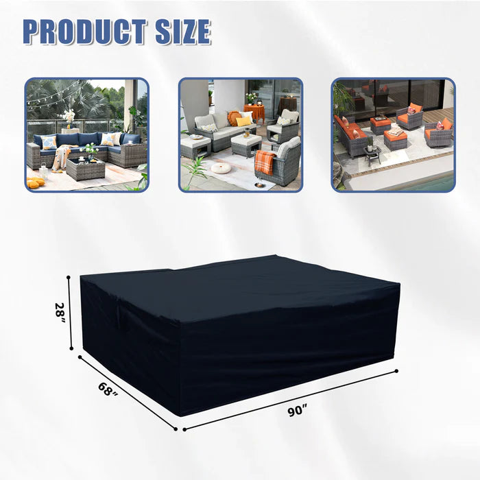 Patio Furniture Set Cover Waterproof Universal Type Multiple Sizes