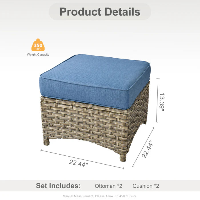 utdoor Ottoman * 2,PAD Series