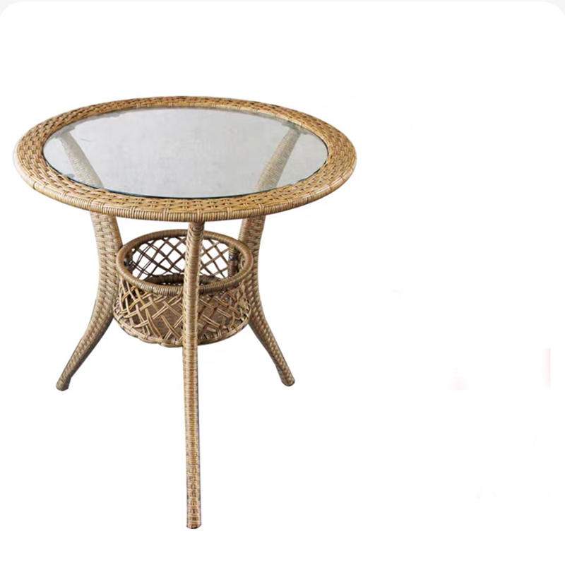 Outdoor Furniture Set: Rattan Lounge Chair with Backrest Trendy Nordic-Style B&B Dining Chair Handcrafted Woven Rattan Dining Chair