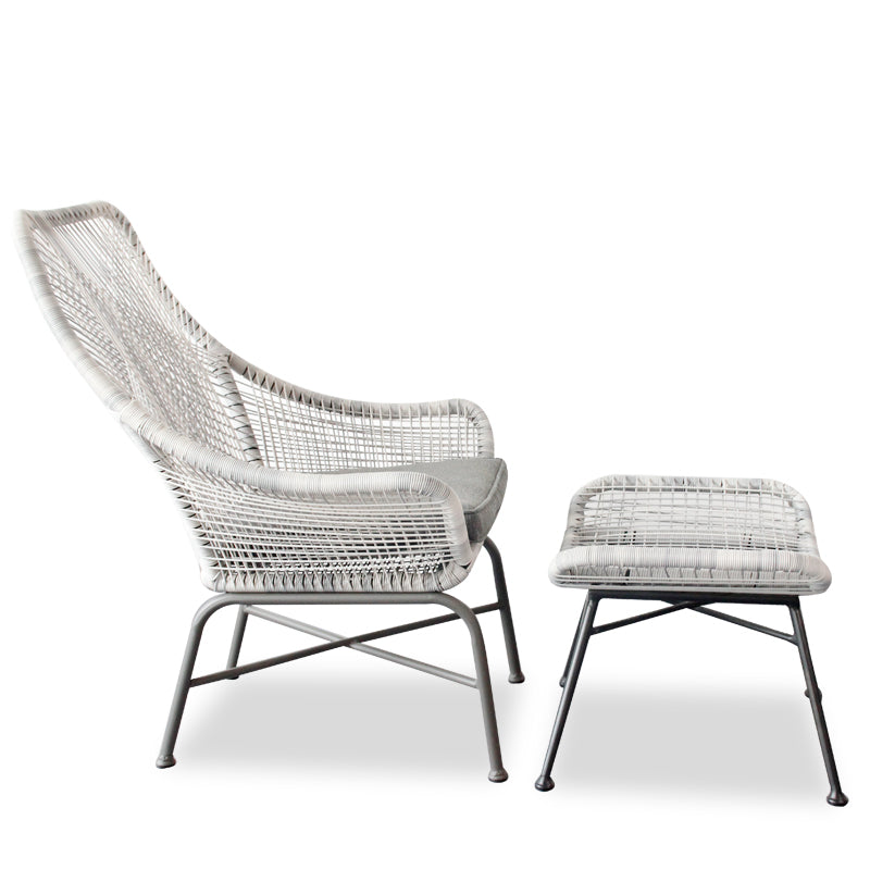 Outdoor Furniture Villa Rattan Chairs Patio Waterproof Backrest Chairs Dining & Lounge Furniture Sofa Garden Café Chairs