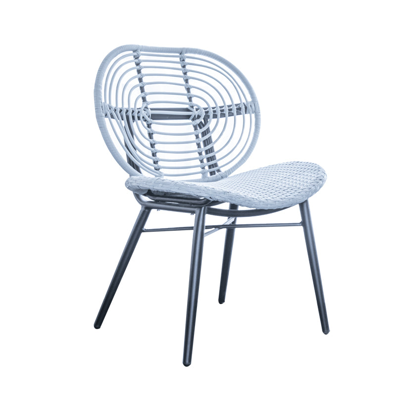 Balcony Outdoor Tea Table and Chair Combination Light Luxury Homestay Handmade Vine Weaving Chair Outdoor Courtyard Vine Chair