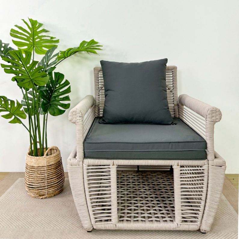 Indoor Luxury Casual Weaving Storage Chairs All Pet Room Furniture and Pet Sharing
