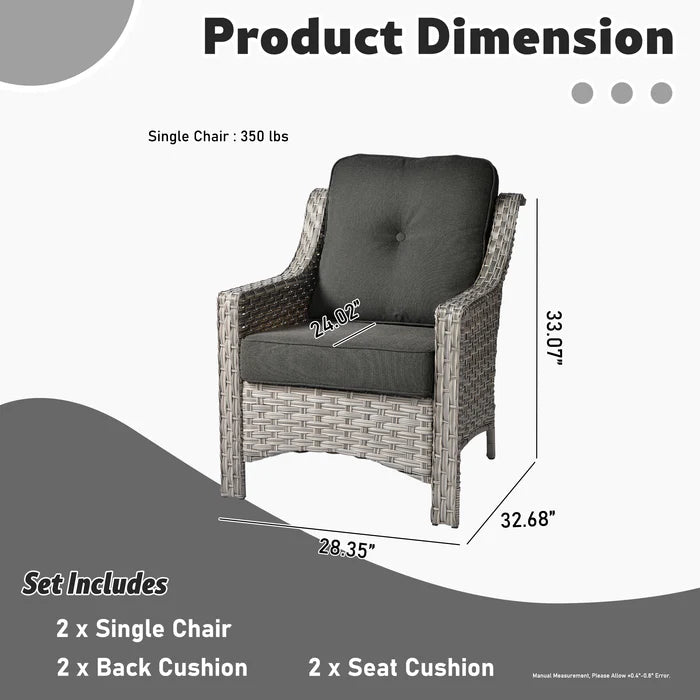 Outdoor Single Chair * 2,PAD Series