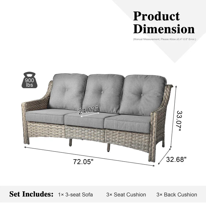 Outdoor 3-Seat Sofa PAD Series