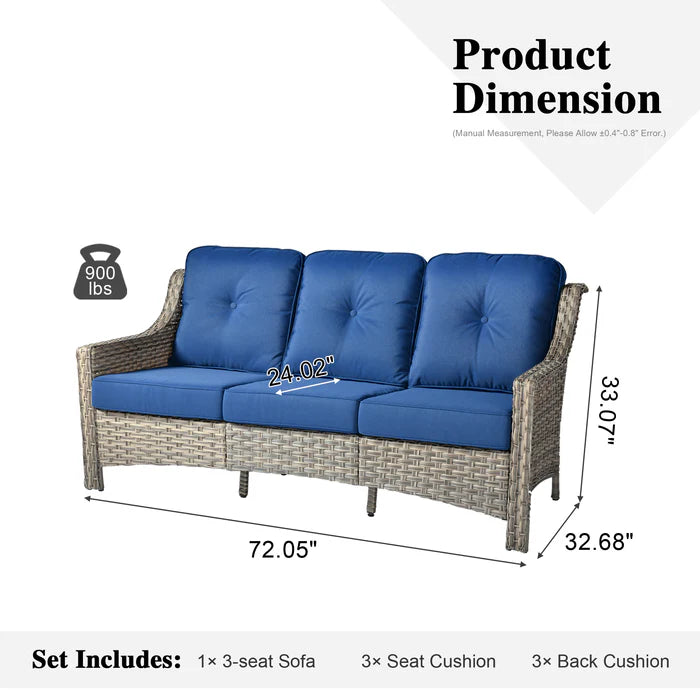 Outdoor 3-Seat Sofa PAD Series