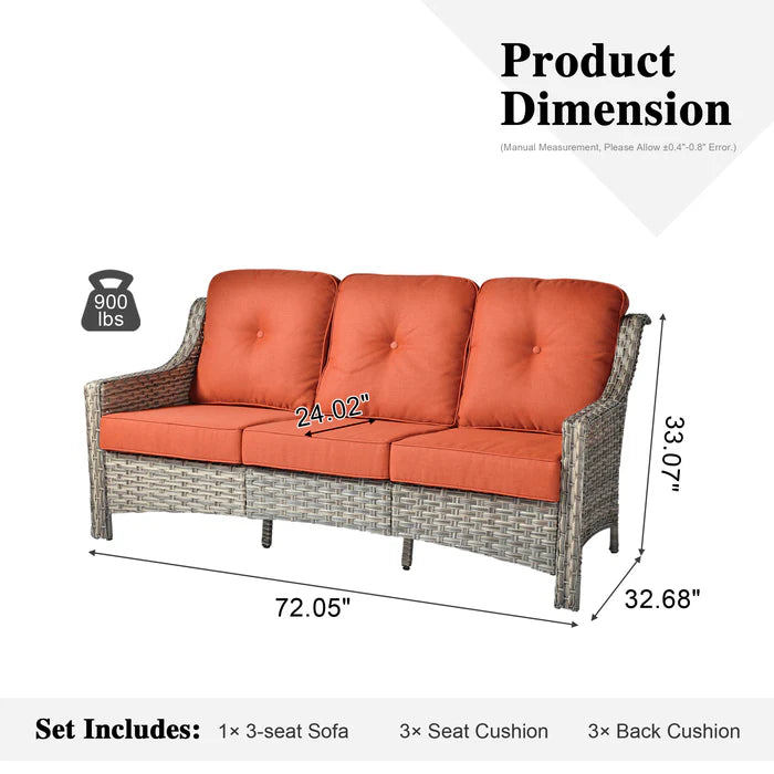 Outdoor 3-Seat Sofa PAD Series
