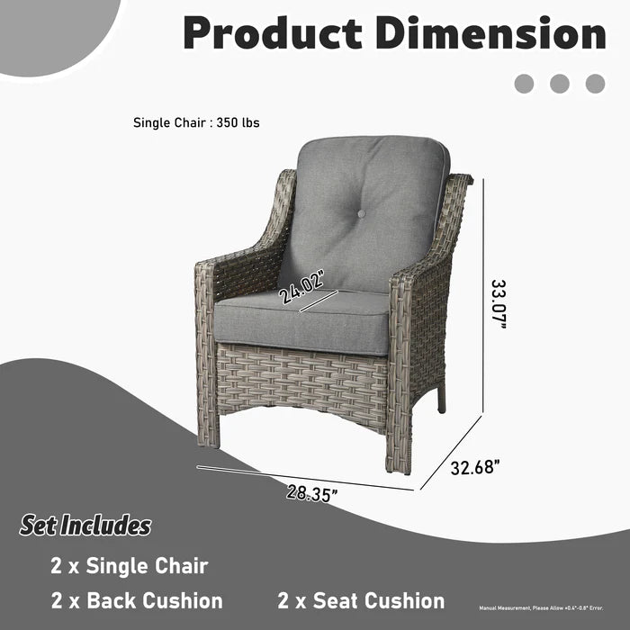 Outdoor Single Chair * 2,PAD Series