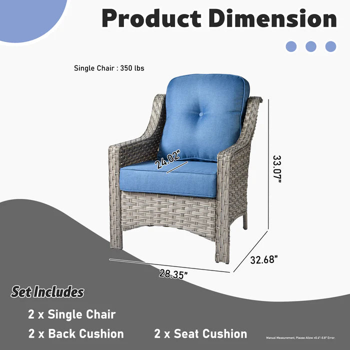 Outdoor Single Chair * 2,PAD Series