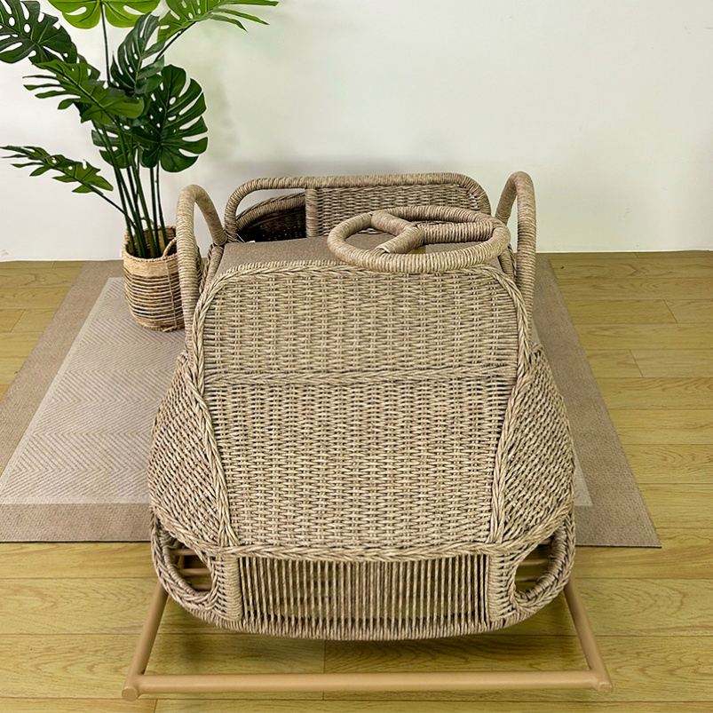 Comfortable and Durable Car Dog House Puppy Bed Cat Kennel People and Pet Sharing Furniture Rattan Furniture Rocking Chairs
