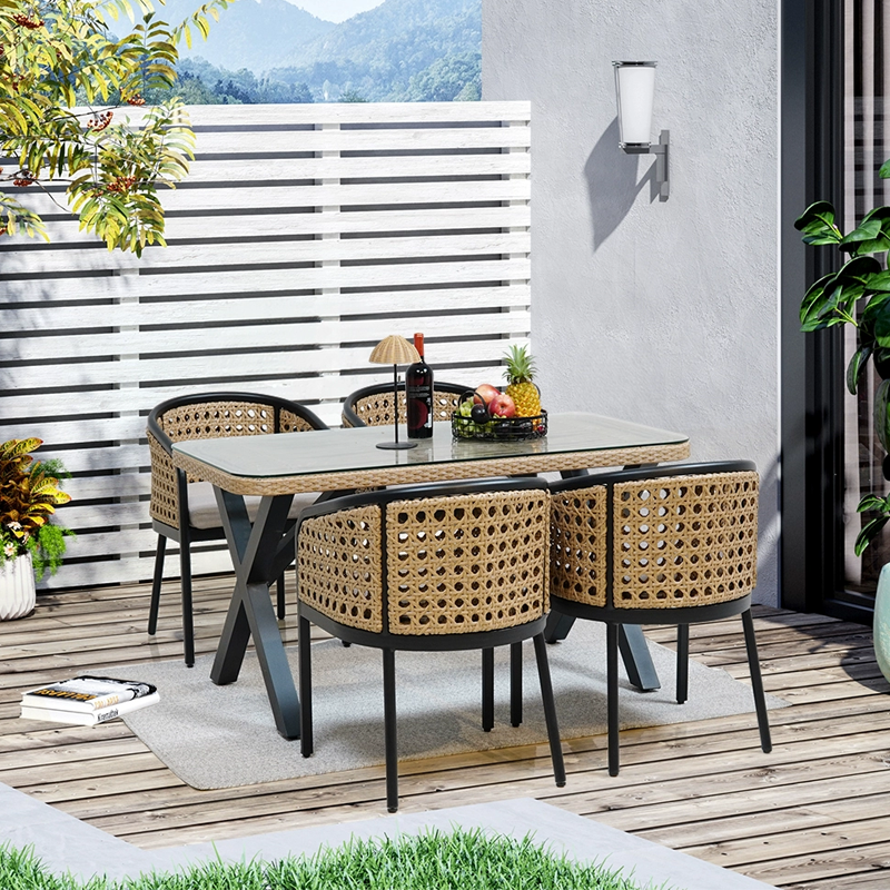 Outdoor Dining Set Garden Furniture Set Patio Dining Set Outdoor Dining Table and Chairs Balcony Furniture Set Garden Terrace Dining Set Party Dining Furniture