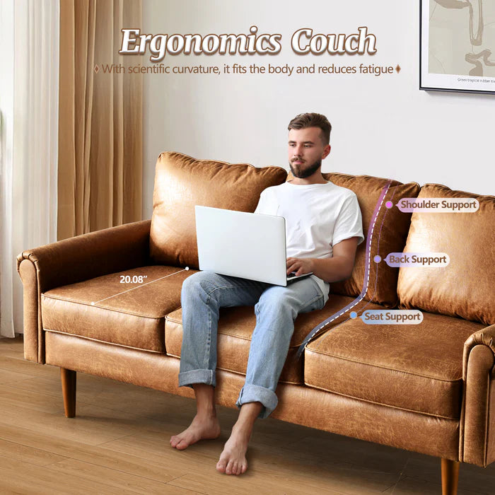 73.6'' Mid Century Style Sofa 3 Seater