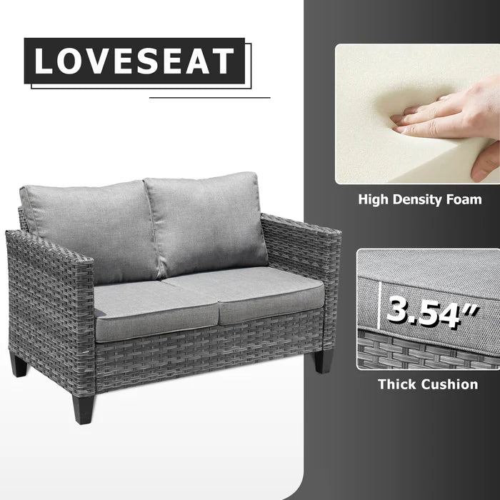 Outdoor Loveseat New Vultros High BackShape Armrest