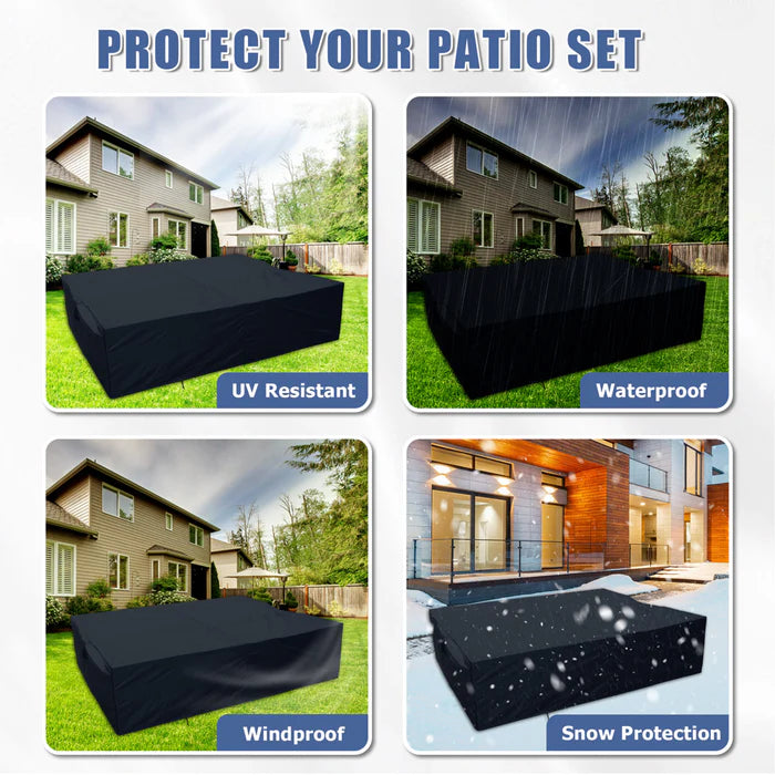 Patio Furniture Set Cover Waterproof Universal Type Multiple Sizes
