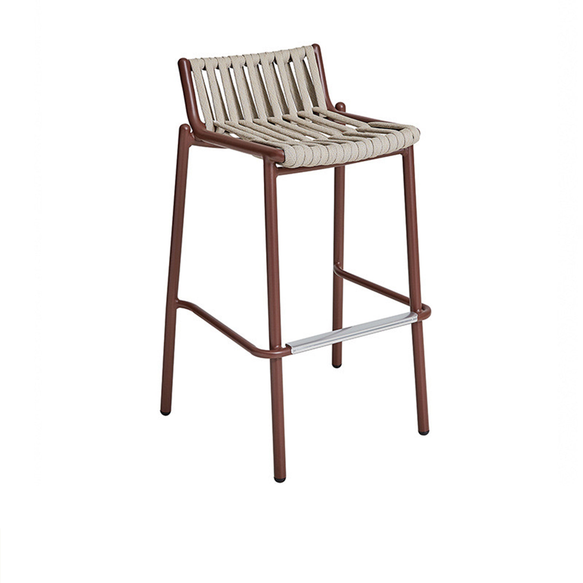 Outdoor table and chair rattan chair three-piece set courtyard garden terrace outdoor hotel restaurant bar counter coffee shop high-end