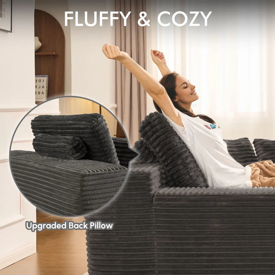 67" Chaise Lounge Chair with Cup Holders
