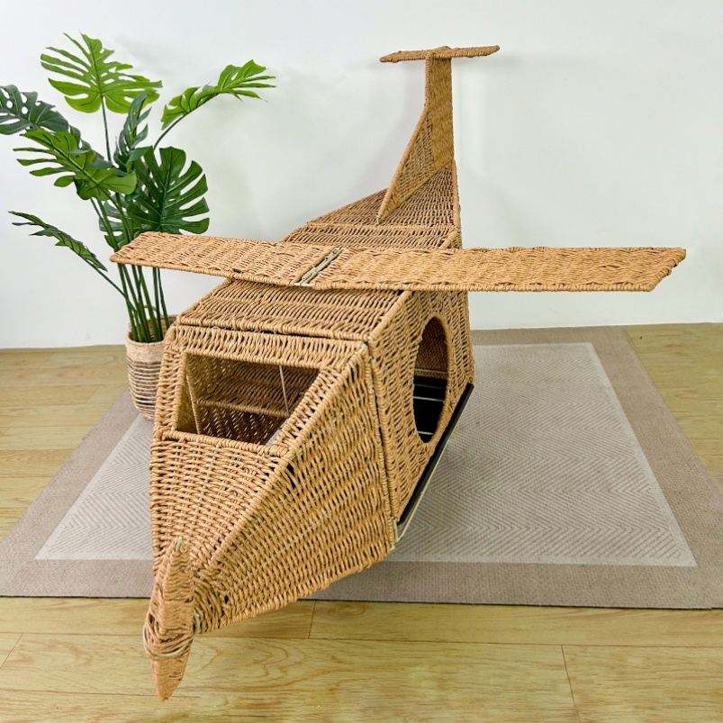 Hot Selling Comfortable and Durable Plane Dog House Puppy Bed Cat Kennel People and Pet Sharing Furniture