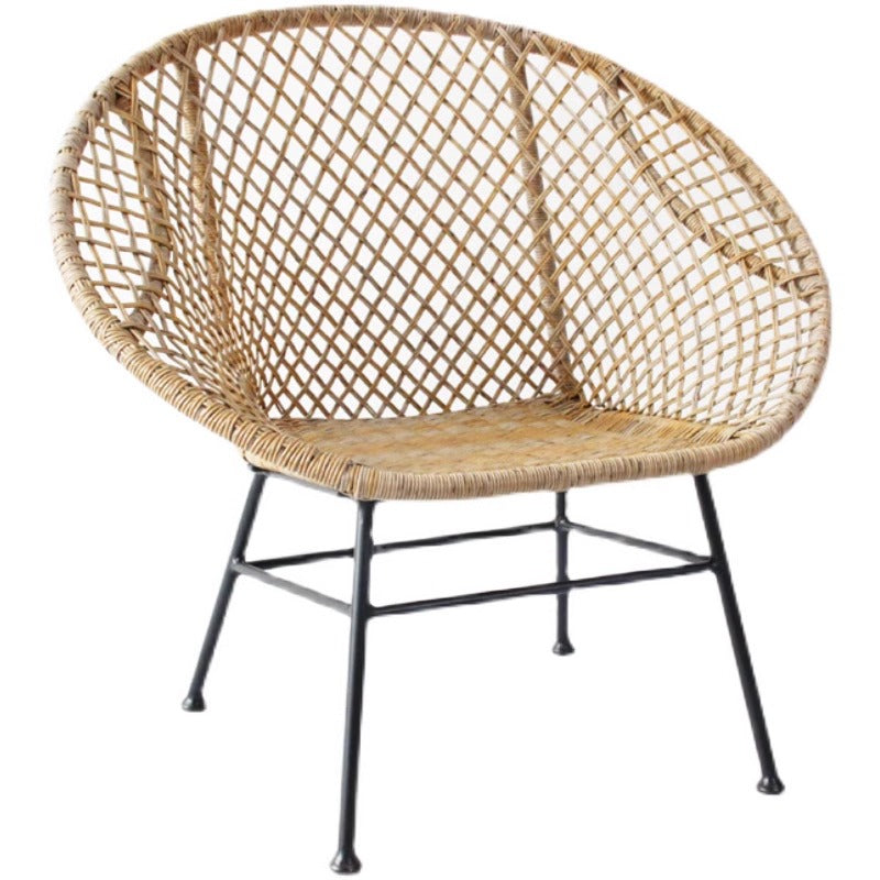 Balcony Mini Table and Chair Set - Home Mini Coffee Table with One Table and Two Chairs Outdoor Nordic-Style B&B Leisure Furniture - Rattan Chairs