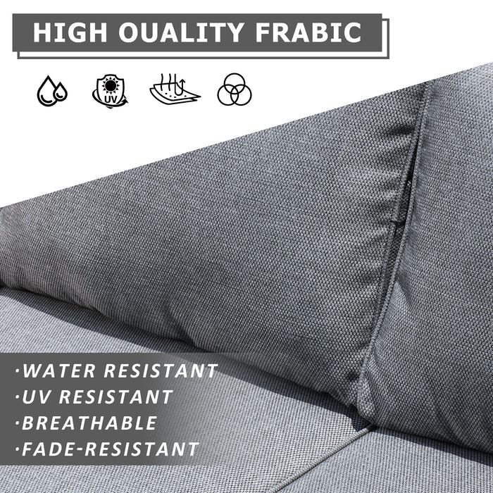 Outdoor Loveseat New Vultros High BackShape Armrest