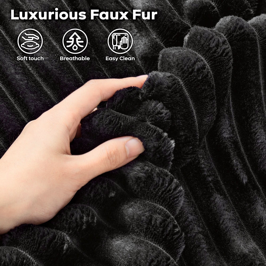 Living Room Modular Couch 5-Pieces Set, 1 Wale Plush Corduroy Fabric