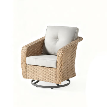 3 Pieces Patio Glider Chair Set, Outdoor Rocking Chairs of 2 (Table Not Included)